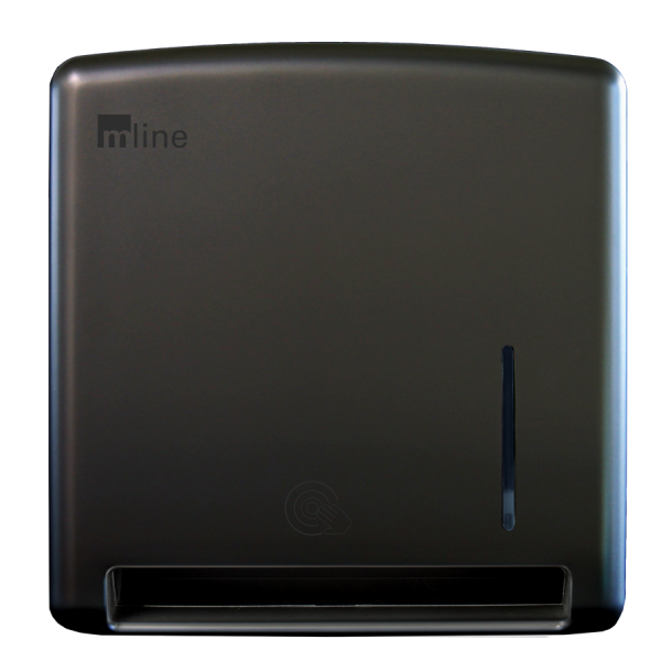 mline² Papierrollenspender sensor schwarz, batteriebetrieben 